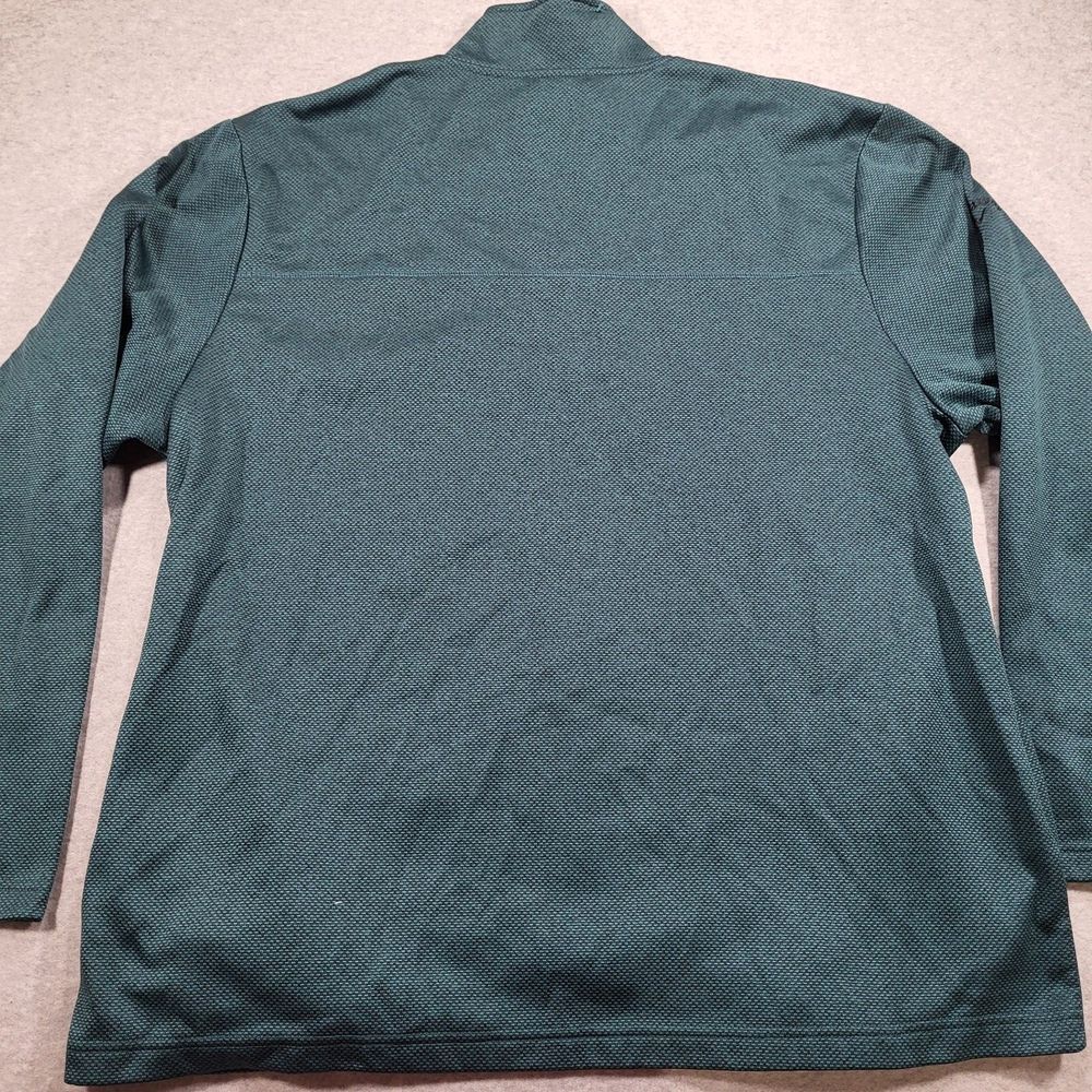 Callaway Mens XL Green 1/4 Zip Long Sleeve Pullover With Pockets - Picture 6 of 10